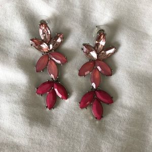 Pink ombré earrings